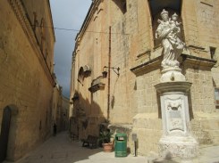 Curved streets of Mdina